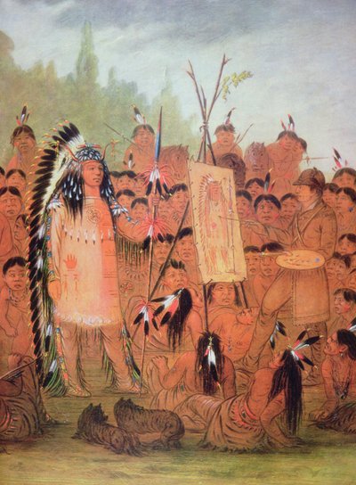 Autoritratto, c.1835 da George Catlin
