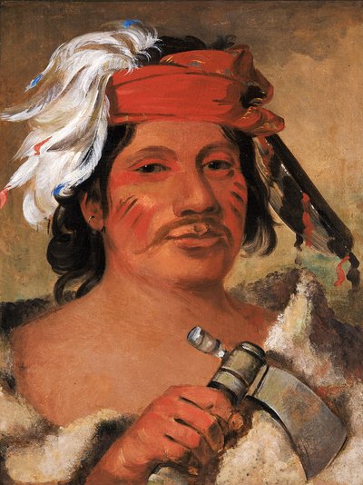 Seneca Steele, un grande libertino, 1831 da George Catlin