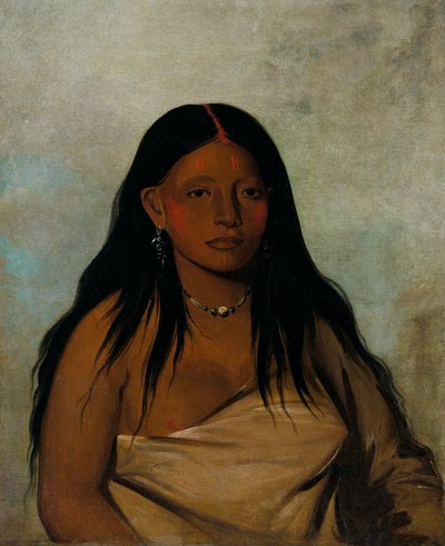 Shé-de-ah, Salvia Selvatica, una donna Wichita da George Catlin