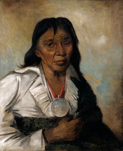 Shin-gós-se-moon, Grande Vela, un capo, 1836 da George Catlin