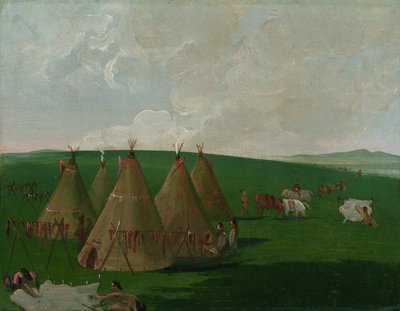 I Sioux accampati sull