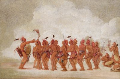 Danza degli Schiavi, Sac e Fox, 1835-1837 da George Catlin