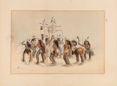 Ballo con le racchette da neve - n. 14 da George Catlin
