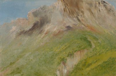 Ta-wa-que-nah, o la Montagna Rocciosa, vicino al villaggio Comanche, 1834-1835 da George Catlin