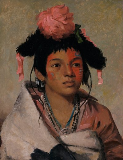Tcha-káuk-o-ko-máugh, Grande Capo, un ragazzo, 1831 da George Catlin