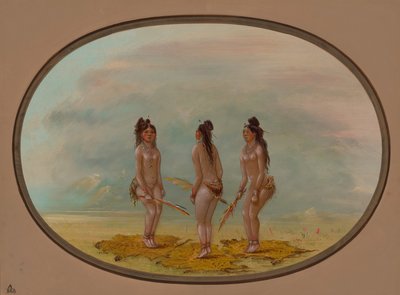 La bella danza - Goo-a-give, 1854-1869 da George Catlin
