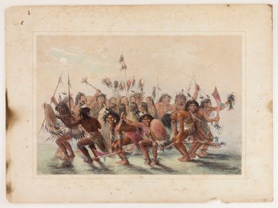 La danza del cuoio capelluto da George Catlin