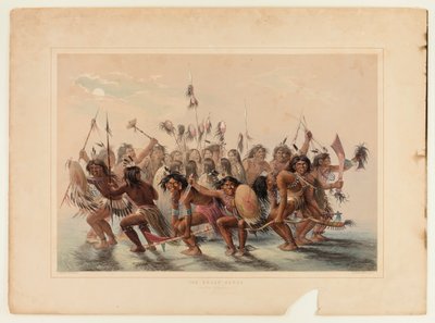 La danza del cuoio capelluto da George Catlin