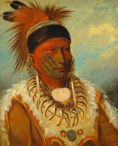La nuvola bianca, capo degli Iowas da George Catlin