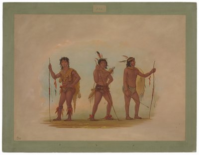 Tre uomini Chaymas da George Catlin