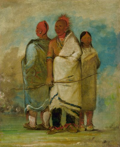 Tre indiani Fox da George Catlin