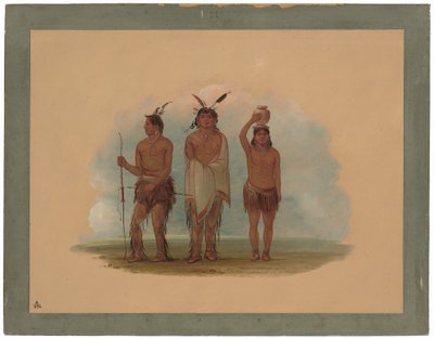 Tre indiani Walla Walla da George Catlin