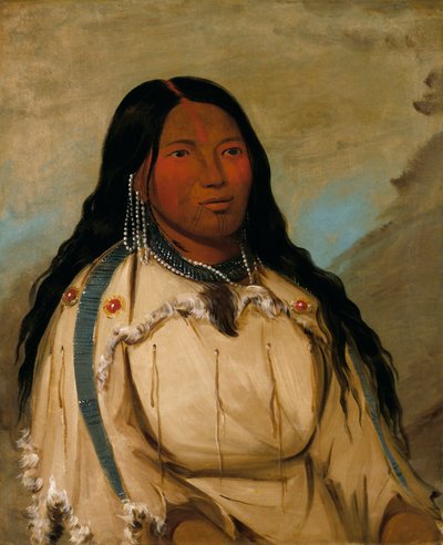 Tow-ée-ka-wet, una donna Cree da George Catlin
