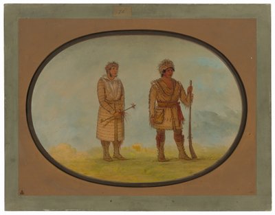 Due capi Cherokee da George Catlin