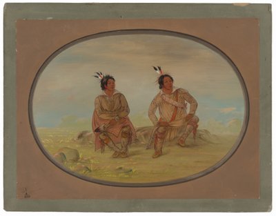 Due indiani Choctaw da George Catlin