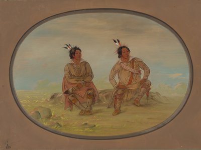 Due Indiani Choctaw, 1861-1869 da George Catlin
