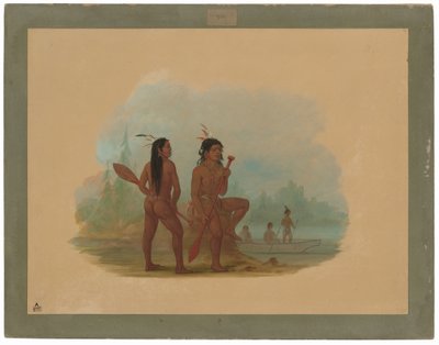 Due Giovani Uomini Hyda da George Catlin