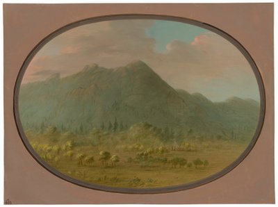 Veduta delle Montagne di Cristallo da George Catlin