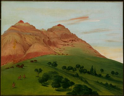 Vista nel Grand Detour, 1900 miglia sopra St. Louis da George Catlin