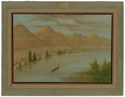 Vista nel "Grand Detour," Alto Missouri da George Catlin