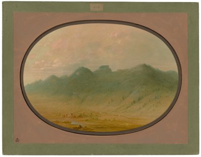 Vista delle Montagne di Cristallo, Brasile da George Catlin