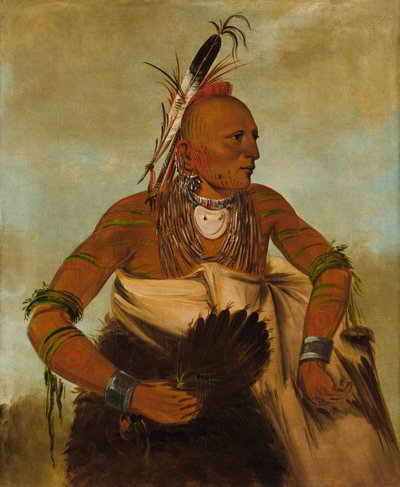 Wa-ho-béck-ee, un bel coraggioso da George Catlin