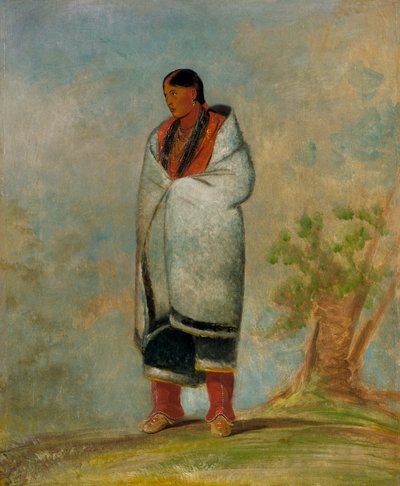 Wa-quóth-e-qua, La moglie di Buck, La moglie della balena da George Catlin