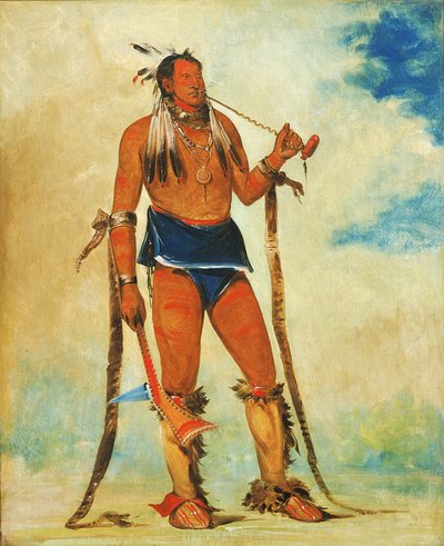 Wah-chee-háhs-ka, Uomo che mette tutto fuori da George Catlin