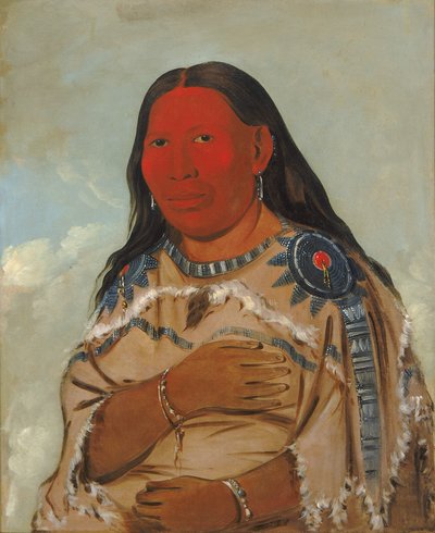 Moglie di Due Corvi, 1832 da George Catlin