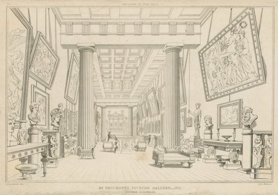 La Galleria di Quadri del Signor Thomas Hope da George Cattermole