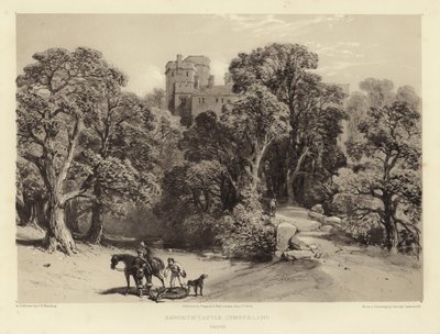 Castello di Naworth, Cumberland da George Cattermole