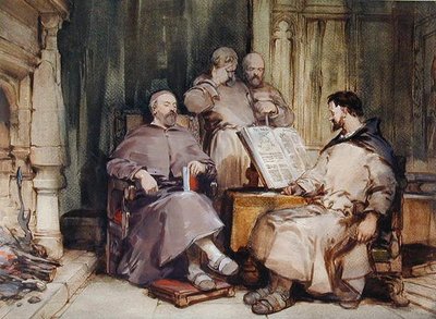 I quattro monaci da George Cattermole