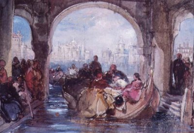 Veduta di Venezia, 1852 da George Cattermole