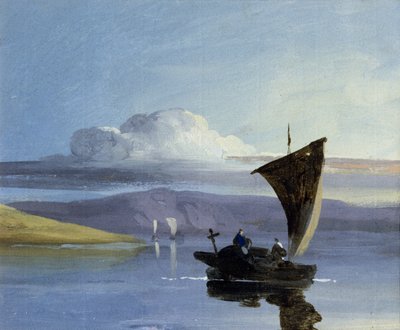 Una giunca cinese da George Chinnery