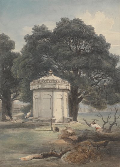 Un Giardino in India da George Chinnery