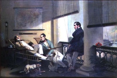 Veranda di Dent, Macao da George Chinnery