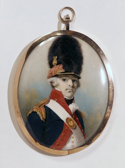 Miniatura del 1° Lord Bloomfield in Uniforme Militare da George Chinnery