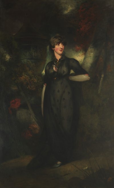 Signora Whaley morta 1798, Isola di Man da George Chinnery
