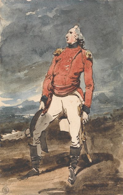 Studio per il Ritratto di un Ufficiale Militare da George Chinnery