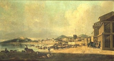 Veduta di Macao da George Chinnery