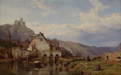 Una Vista di Bouvignes sulla Mosa da George Clarkson Stanfield