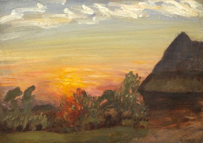 Tramonto a Duton Hill, 1938 da George Clausen