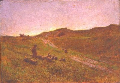 Sera sulla brughiera da George Clausen