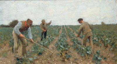 Zappare la terra da George Clausen