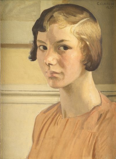 Ritratto di Elizabeth Clausen da George Clausen