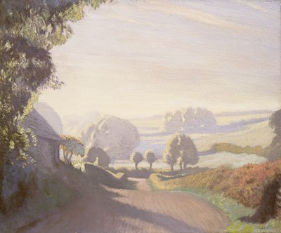 Mattina di settembre, i campi da George Clausen