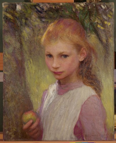 Il bambino timido 1897, rielaborato 1907 da George Clausen