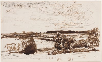 Paesaggio ventoso da George Clausen