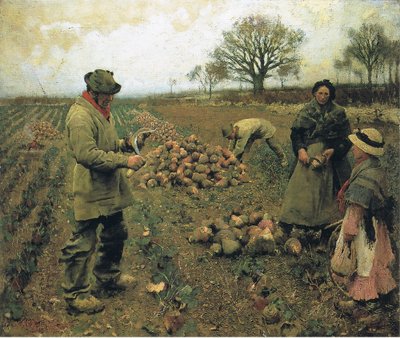 Lavoro invernale da George Clausen