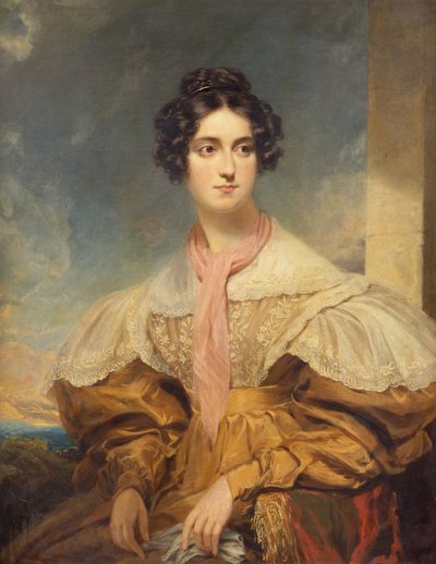 Ritratto di Lady Georgiana Clinton da George Clint